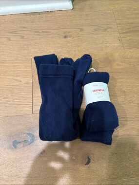 2 sets of Navy Knit Tights